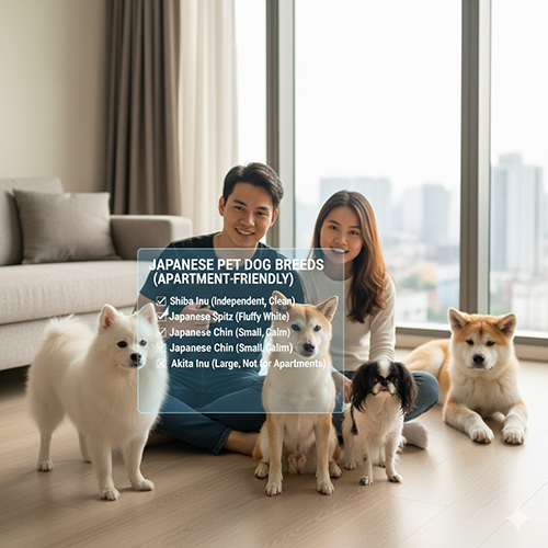 Các giống chó cảnh Nhật Bản phổ biến và mức độ phù hợp với căn hộ