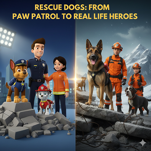 Ảnh đại diện chó cứu hộ: từ Paw Patrol đến những giống chó cứu hộ ngoài đời thật