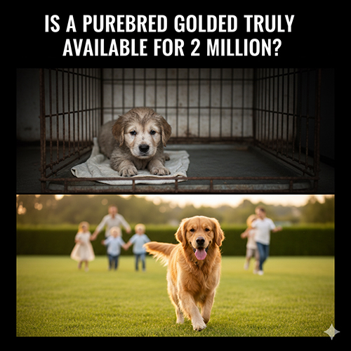 Chó Golden thuần giá 2 triệu có thật không hay chỉ là chiêu rao bán giá rẻ bất thường