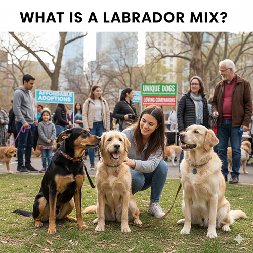 Chó Labrador lai là Labrador phối với chó ta, Golden Retriever hoặc Becgie Đức tại Việt Nam