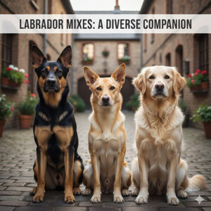 Chó Labrador lai phổ biến tại Việt Nam gồm Labrador lai chó ta, Golden Retriever và Becgie Đức