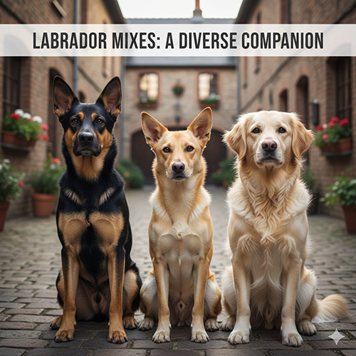 Chó Labrador lai phổ biến tại Việt Nam gồm Labrador lai chó ta, Golden Retriever và Becgie Đức