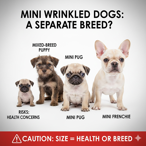 Chó mặt xệ mini gồm pug mini bull pháp mini và chó mặt xệ lai