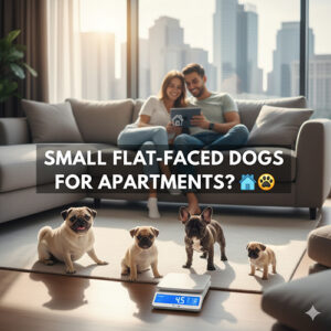 Chó mặt xệ nhỏ và mini phù hợp nuôi trong căn hộ, không gian sống nhà nhỏ