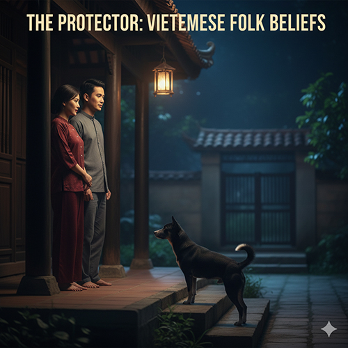 cho-muc-dung-truoc-hien-nha-ban-dem-voi-cap-vo-chong-dang-quan-sat-theo-tin-nguong-dan-gian