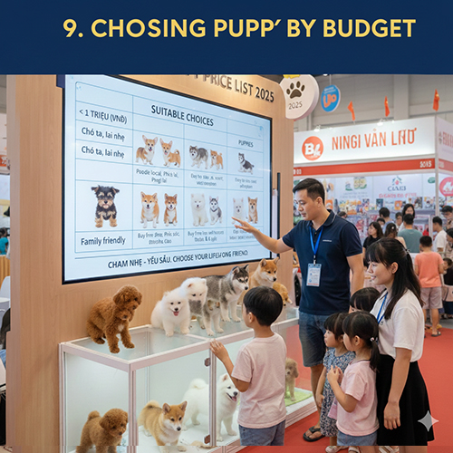 Gợi ý chọn chó con theo ngân sách: từ chó ta giá rẻ đến các giống thuần hoặc nhập khẩu