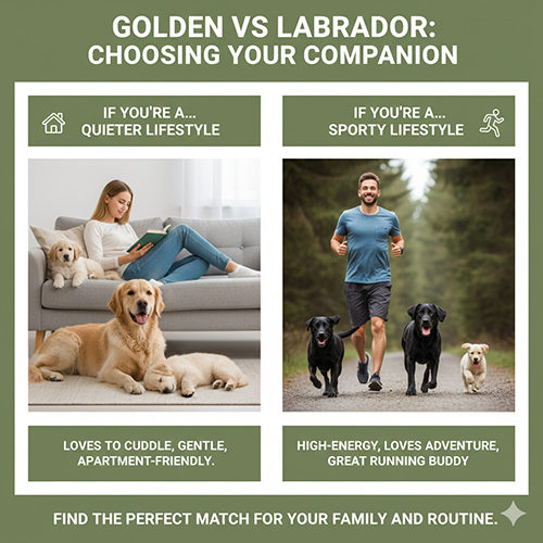 goi y chon golden retriever hay labrador retriever theo loi song va thoi quen chu nuoi