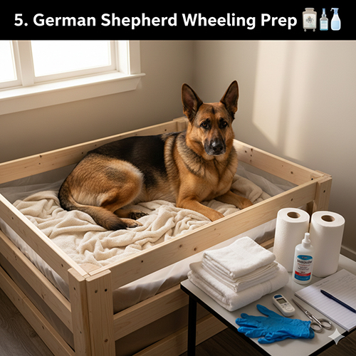 Chuẩn bị ổ đẻ cho chó Becgie tại nhà