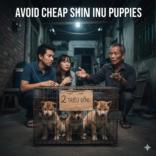 có nên mua chó Shiba Inu giá rẻ 2–3 triệu và những rủi ro đi kèm