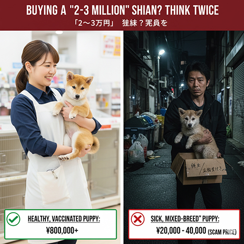 canh bao mua cho shiba gia re 2-3 trieu va rui ro suc khoe