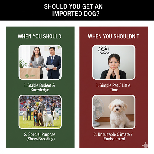 Có nên nuôi chó nhập khẩu không – bảng so sánh khi nên và không nên nuôi chó ngoại nhập dựa trên điều kiện kinh tế, thời gian và môi trường sống