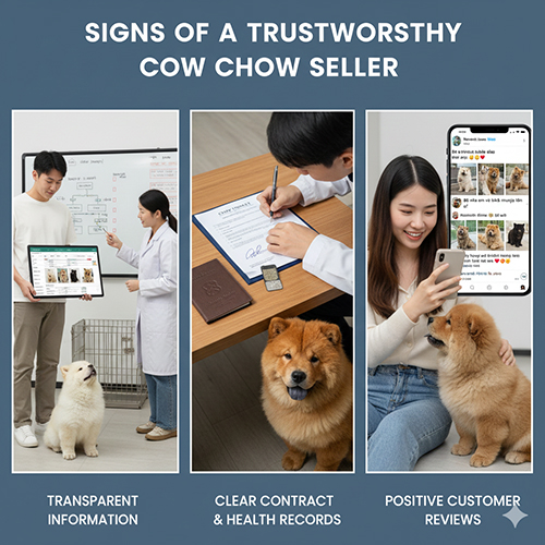 Dấu hiệu nhận biết một nơi bán Chow Chow uy tín và minh bạch