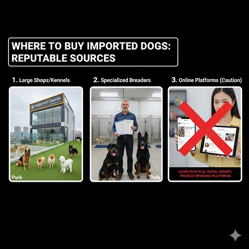 Địa chỉ mua chó nhập khẩu uy tín – gợi ý các trại lớn, breeder chuyên nghiệp và lưu ý khi mua online
