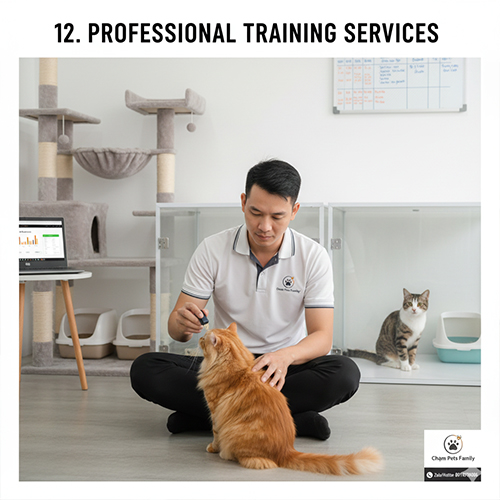 Dịch vụ huấn luyện mèo chuyên nghiệp giúp sửa hành vi và dạy mèo ngoan hơn