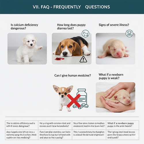 Câu hỏi thường gặp về bệnh ở chó con và cách xử lý an toàn