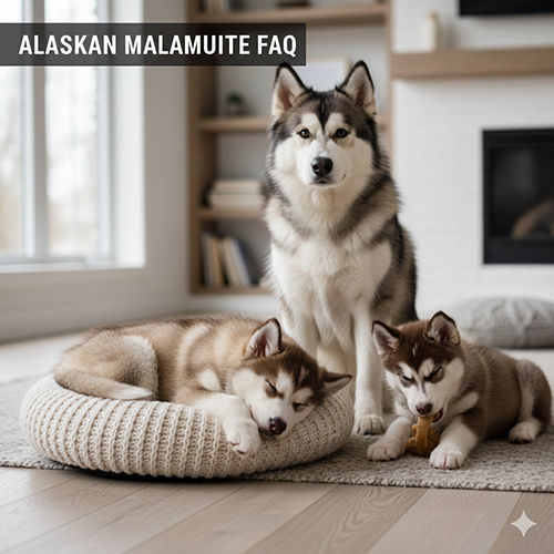 FAQ câu hỏi thường gặp về chó Alaska Malamute nuôi trong gia đình Việt Nam