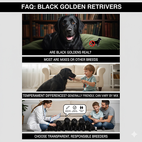 FAQ chó Golden đen – giải đáp về nguồn gốc, độ hiếm, tính cách và cách chọn mua an toàn