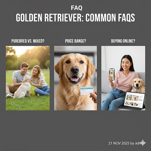Ba tình huống FAQ về Golden thuần chủng: so sánh thuần – lai, câu hỏi giá và mua online