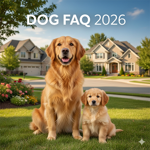 FAQ chó 2026 – giải đáp nhanh các câu hỏi thường gặp khi nuôi chó từ cơ bản đến nâng cao