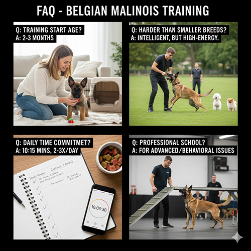 faq huan luyen cho becgie bi malinois voi bon khung anh minh hoa cac cau hoi pho bien