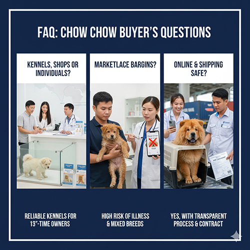 FAQ mua bán Chow Chow – giải đáp thắc mắc phổ biến cho người mới