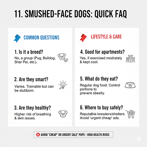 FAQ nhanh giải đáp các câu hỏi phổ biến về chó mặt xệ mặt nhăn
