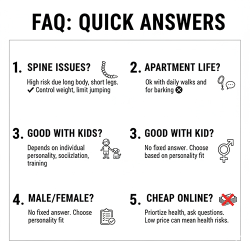 Tổng hợp câu hỏi nhanh về Corgi lai Becgie với các cảnh báo về cột sống, chung cư, trẻ nhỏ, giới tính và giá rẻ online