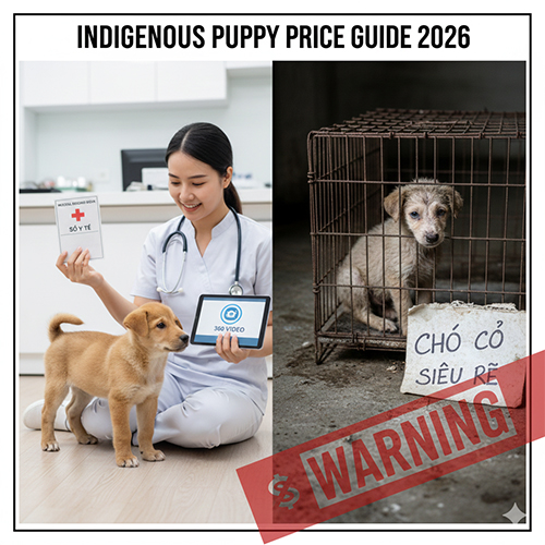 So sánh giá chó cỏ con giữa nguồn chăm sóc y tế đầy đủ và tin rao chó cỏ siêu rẻ thiếu minh bạch