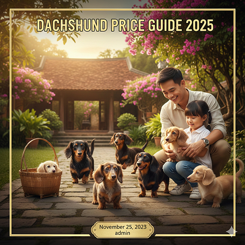 Giá chó Lạp xưởng Dachshund mới nhất, bảng giá chó xúc xích cập nhật