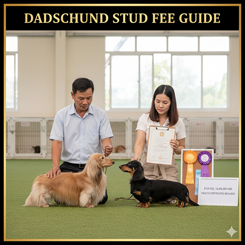 Giá phối giống chó Lạp xưởng