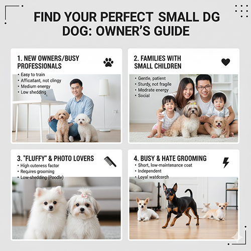 Gợi ý chọn giống chó nhỏ phù hợp theo kiểu chủ và lối sống