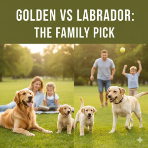 so sanh cho golden retriever va labrador retriever trong gia dinh co tre em