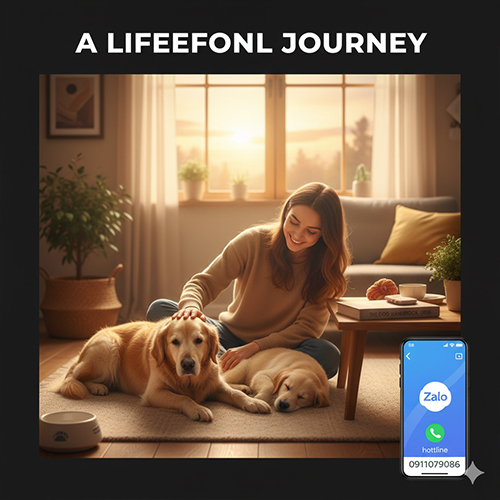 Hành trình nuôi chó lâu dài với sự gắn bó, yêu thương và trách nhiệm của gia đình