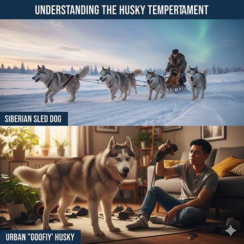 Hiểu đúng về tính cách chó Husky trước khi huấn luyện và dạy nghe lời