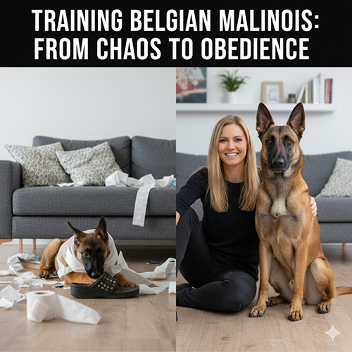 huan luyen cho becgie bi malinois tu quay pha toi ngoan ngoan trong nha