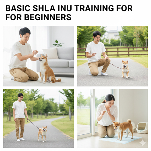 Huấn luyện chó Shiba Inu cơ bản với các bài tập ngồi đi cạnh và gọi lại