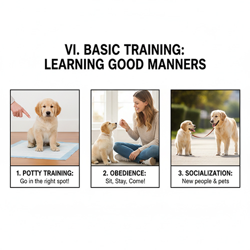 huan luyen co ban cho cho con di ve sinh nghe loi va giao tiep