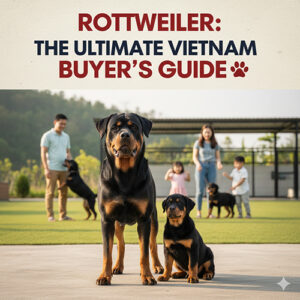 Hướng dẫn mua bán chó Rottweiler và chọn trại uy tín tại Việt Nam