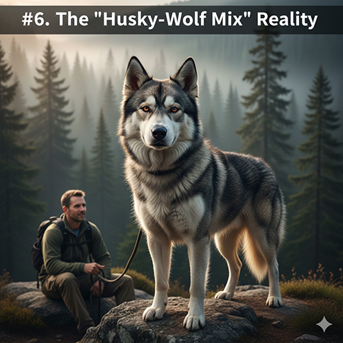 Husky lai sói: sự thật phía sau cái tên nghe rất ngầu.