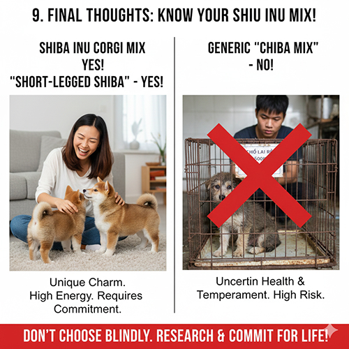 So sánh Shiba lai Corgi nên nuôi và các dạng Shiba lai giá rẻ tiềm ẩn rủi ro