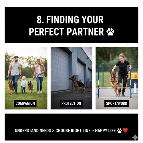 Kết luận: hiểu nhu cầu để chọn đúng dòng Becgie – bạn đồng hành, bảo vệ hay làm việc thể thao