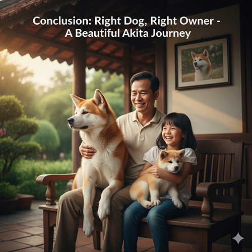 kết luận mua đúng chó đúng người hành trình Akita đẹp