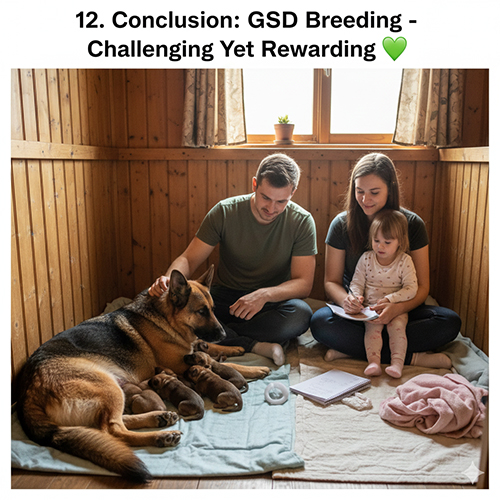 Kết luận về sinh sản chó Becgie: hành trình áp lực nhưng đầy yêu thương