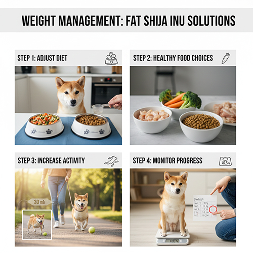 Kiểm soát cân nặng cho chó Shiba Inu bằng chế độ ăn và vận động hợp lý