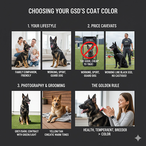 Kinh nghiệm chọn màu lông chó Becgie Đức phù hợp với gia đình, lối sống và mục đích nuôi