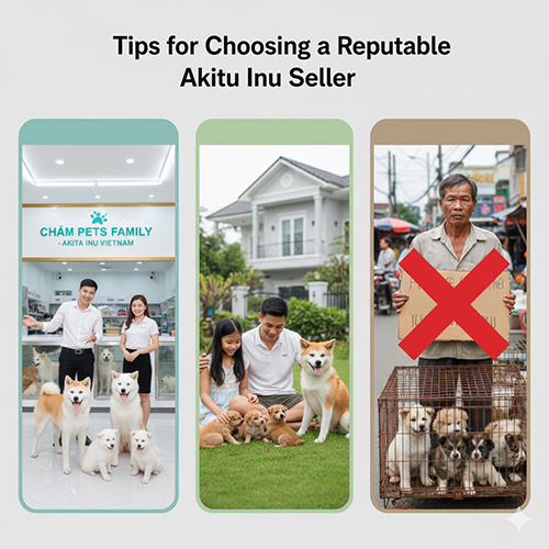 kinh nghiệm chọn nơi bán chó Akita Inu uy tín