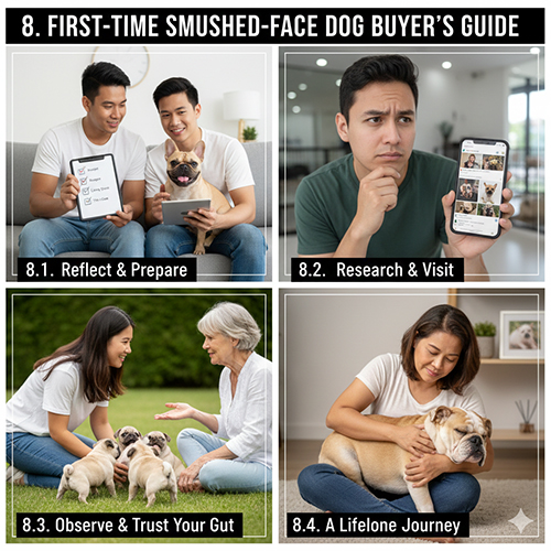 Kinh nghiệm cho người lần đầu mua chó mặt xệ tránh bẫy giá rẻ