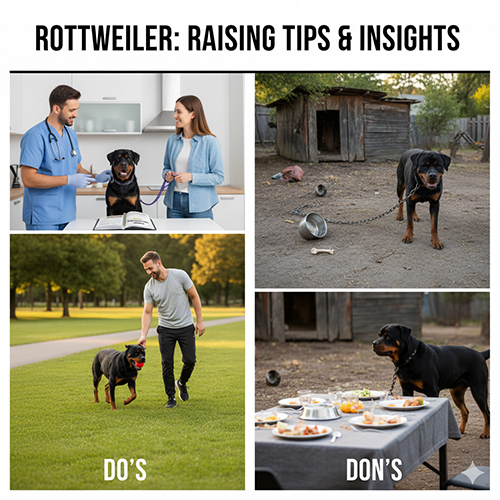kinh nghiệm nuôi chó rottweiler với những điều nên làm và không nên làm