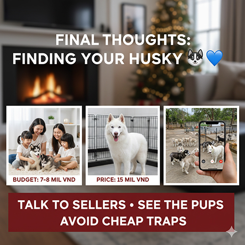 loi ket ve viec chon mua husky theo ngan sach