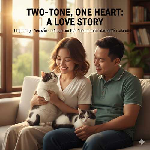 Lời kết mèo Munchkin Bicolor – Hai màu, một yêu thương